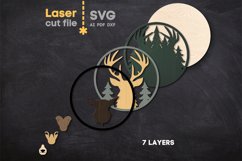 Forest Animals Bundle SVG laser cut file for Glowforge Product Image 6