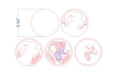Forest Animals Bundle SVG laser cut file for Glowforge Product Image 8