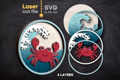 Sea Animals Bundle SVG laser cut file for Glowforge Product Image 4