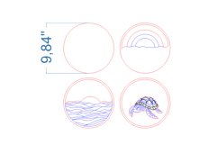 Sea Animals Bundle SVG laser cut file for Glowforge Product Image 8