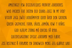 Velvet Pants - a tall, narrow caps font! - Free Font Of The Week Product Image 6