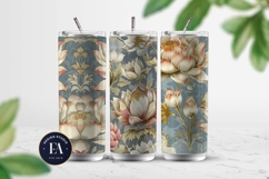 Vintage Mughal Lotus Pattern | Indian Lotus Floral Texture Product Image 2