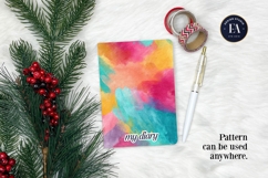 Watercolor Wash Digital Paper | Seamless Rainbow Texture Product Image 4