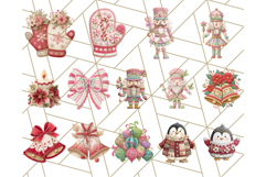 Christmas Clipart, Crafter’s Christmas Paper and Fabric Art Product Image 5