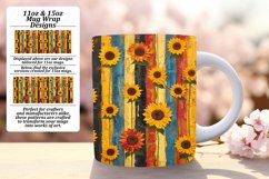 Spring Flower &amp; Stripe Mug Wrap - Vibrant Beauty Product Image 1