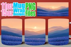 Spring Mug Wrap - Beautiful Landscape Sublimation Product Image 1