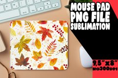 Harvest Autumn Mouse Pad with Watercolor Art Product Image 1
