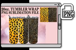 Glittery Wildflower &amp; Floral Fantasy Tumbler Wraps - 20oz Product Image 1