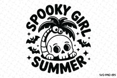 Spooky Girl Summer Svg | Halloween Svg | Svg Cut Files Product Image 1