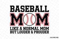 Baseball Mom SVG Design | Game Day Svg | Sports Svg Product Image 1