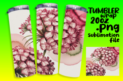 GRACEFUL 20oz Tumbler Wrap , Flowers Product Image 1