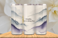 Positive Affirmations 20oz Tumbler wrap Inspirational Quotes Product Image 1