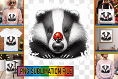 LUMINOUS Tote Bag Designs PNG, Cute Animals Product Image 1