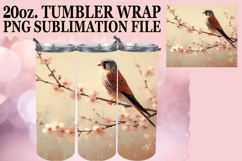 Joyful escapes 20oz tumbler wrap, Birds Product Image 1