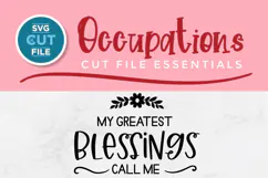 Grandma svg - My greatest blessings call me grandma svg Product Image 2