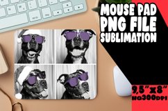 Comedic Dog Picture Sublimation Mouse Pad Design for Persona Product Image 1
