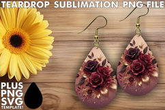 Unique Teardrop Earrings Ideas PNG, Leopard Prints Product Image 1