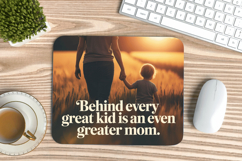 Inspirational Quotes Mouse Pad, Motivational PNG Sublimation Product Image 1