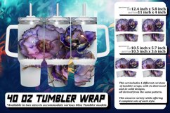 Petal Perfection: Watercolor Flower Sublimation Product Image 1