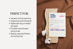 Family Vacation Planner Printable PDF Product Image 5
