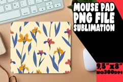 Springtime Pastel Boho Blossom Mouse Pad Bliss Design Product Image 1