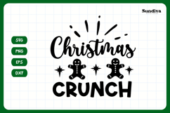 Christmas Treat Bag Quote SVG | Christmas Crunch Product Image 3