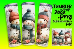 Festive Tumbler Design 20oz Gingerbread Wrap Product Image 1