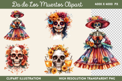 Da de Los Muertos Sublimation PNG Product Image 1