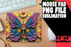 Vibrant Butterfly 3D Mouse Pad - Spring Product Image 1