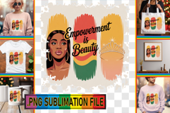 RADIANT TOTE BAG Designs PNG, Juneteenth Product Image 1