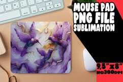 3D Marble Flower Pattern Mouse Pad for Sublimation Product Image 1
