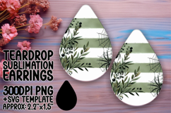 Whimsical Teardrop Earrings Artwork PNG , Halloween Product Image 1