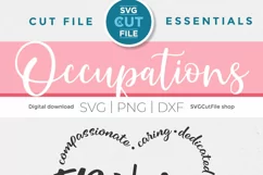 ER nurse svg, an emergency room nurse svg file for crafters Product Image 2