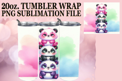 BLISSFUL DAYS 20oz TUMBLER WRAP, Cute Animals Product Image 1