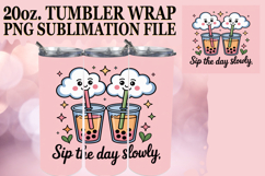 Joyful Colors 20oz tumbler wrap, Funny Quote Product Image 1