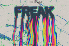 Blurry Text Effect Graphic Design TemplateBlurry Text Effect Product Image 1