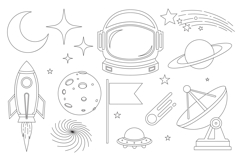 Outline Drawings of Space Product Image 2
