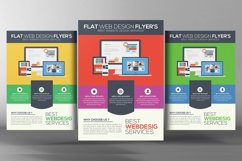 Flat Website Design Flyer Product Image 1