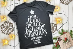 Christmas family tree SVG, Christmas family shirts Product Image 3