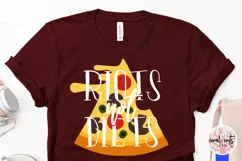 Riots not diets - Women Empowerment EPS SVG DXF PNG Product Image 3