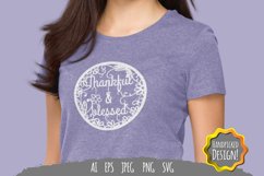 Thankful & Blessed SVG Product Image 2
