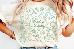 St Patrick's Day png | Feelin' Lucky png Product Image 1