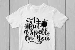 I Put A Spell On You - Halloween SVG EPS DXF PNG Cut Files Product Image 2