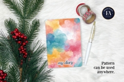 Watercolor Wash Digital Paper | Seamless Rainbow Texture Product Image 4