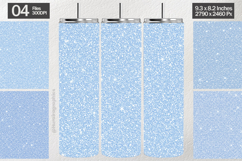 Blue Glitter Tumbler Wrap| Tumbler Sublimation Product Image 1