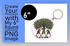 Creative Round Design Keychain Template , Gnomes Product Image 1