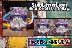 Spooky Spectacle: 3D Halloween Mug Wrap Sublimation Product Image 1
