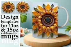Whimsical Spring Blossom 3D Mug Wrap 11oz 15oz Product Image 1