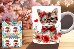 Sublimation Charms with Whimsical Cats Product Image 1