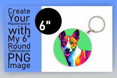 Sophisticated Round Design for Sublimation , Dog Product Image 1